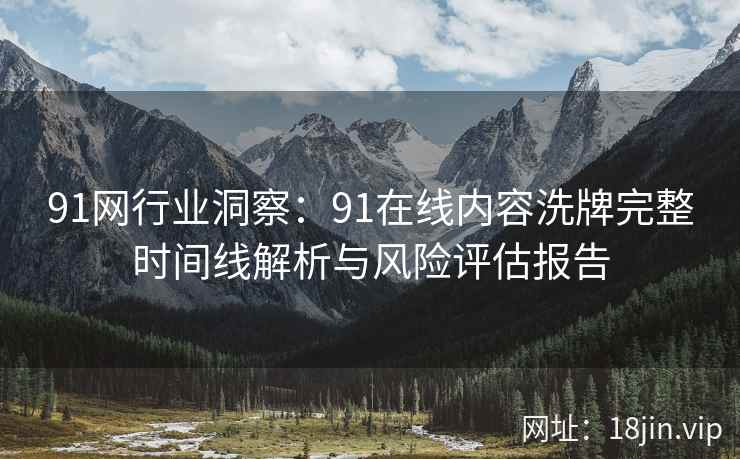 91网行业洞察：91在线内容洗牌完整时间线解析与风险评估报告